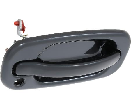 1999-07 Chevrolet, GMC Truck/SUV, Exterior Door Handle, With Key Hole, Black Smooth, Front, Right