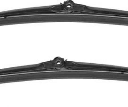 OER 1970-81 Camaro/Firebird 18" Windshield Wiper Blade With Recessed Wipers Black Pair F307