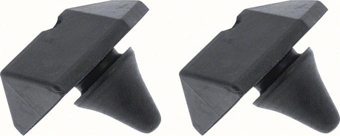 OER 1959-61 Impala, Bel Air, Biscayne, Hood Side Rubber Bumpers, Pair K4061