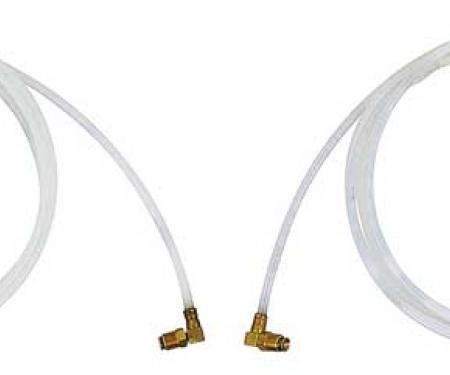 OER 1967-69 Camaro Firebird Convertible Top Hydraulic Hose Set White Plastic HK243