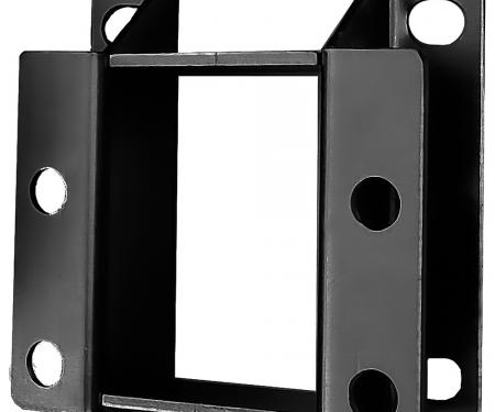 OER Power Brake Booster Bracket, For Flat Firewall Mounting, Fits Boosters With 3-3/8" Square Bolt Pattern, Black 154829B