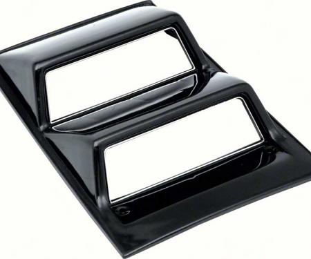 1968-69 Camaro, 1968-74 Nova, Ventura, Console Gauge Cover, with Chrome Trim