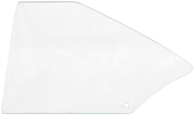 1968-72 Chevy II, Nova, Ventura, Acadian, Quarter Window Glass, 2-Door Coupe, Clear Glass, LH Driver Side