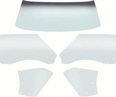 1968-69 Camaro / Firebird Convertible 5 Piece Clear Glass Kit