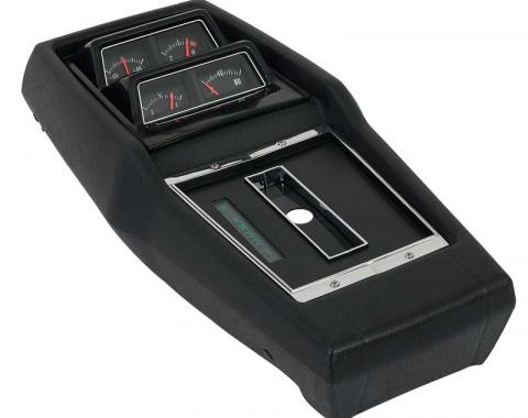 OER 1968-72 Chevy II Nova, Console Assembly, AT Turbo, with Console Gauges, Pre-Assembled R687204