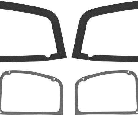 OER 1969 Plymouth Barracuda, Tail Lamp Gasket Set, 4 Piece Set MA820180