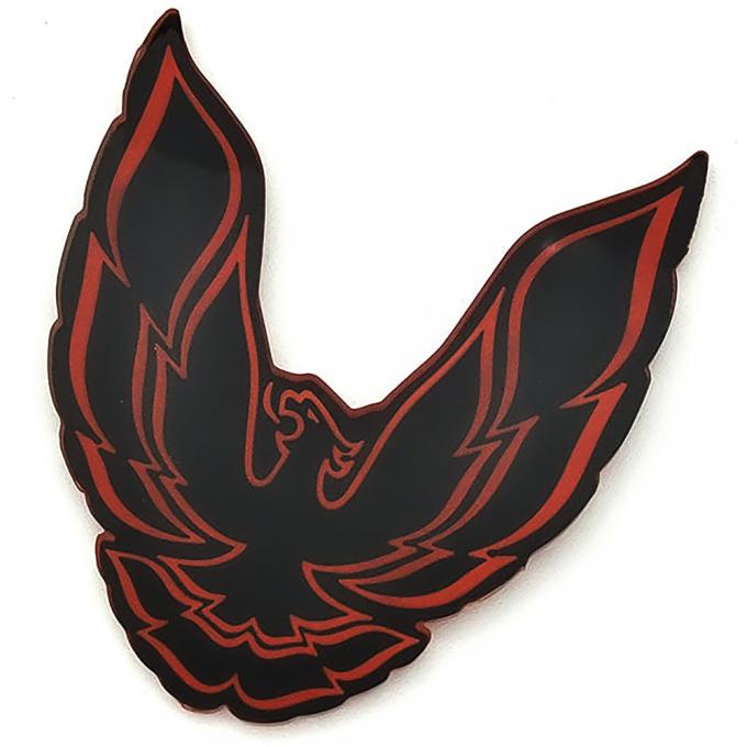 1985-90 Pontiac, Trans Am, Formula, SE, Rear Panel Bird Emblem, Red, GM Licensed