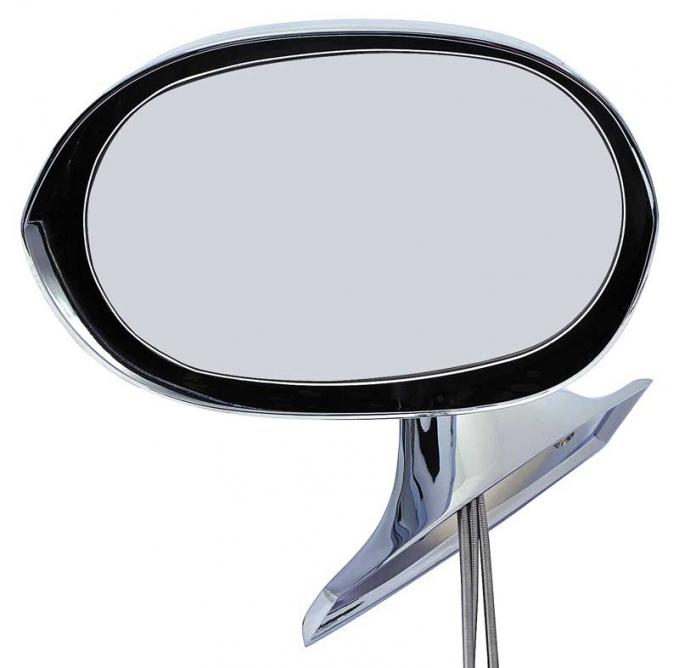 OER 1971-74 Mopar B & E-Body Chrome Remote Bullet Outer Door Mirror, LH MD2210