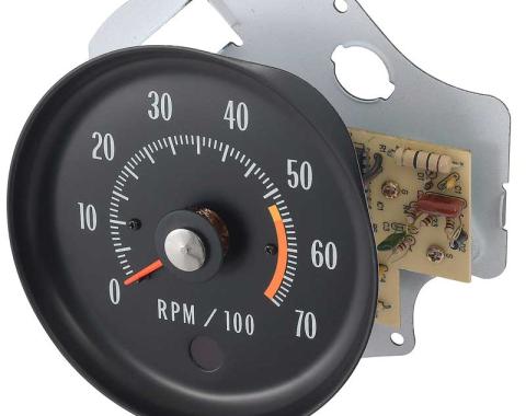OER 1971-72 Chevelle, El Camino, Monte Carlo, Tachometer, 5500 RPM Red Line, GM Licensed 5657406