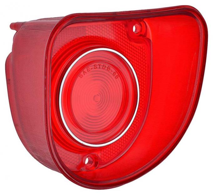 OER 1968 Impala, Bel Air, Tail Lamp Lens, with Single Ring, with GM Markings 5959865