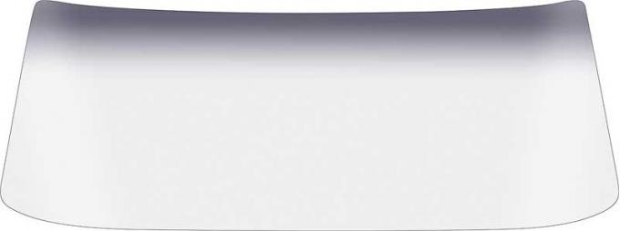 OER 1968-74 Chevy II / Nova 2 Door Coupe Windshield Without Antenna - Smoke Gray Tinted NR691Y