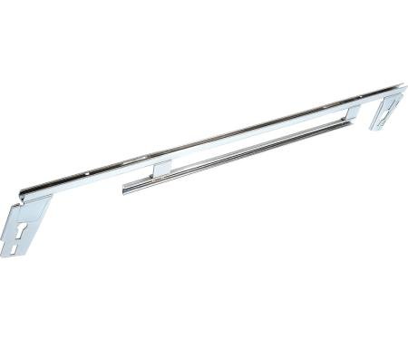 1961-64 Buick, Chevy, Pontiac, Oldsmobile B Body, Lower Door Window Channel, Chrome Plated, RH Passenger Side, Various Models