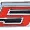 OER 1968-69 Pontiac Firebird,"350" Hood Emblem Set, with Hardware, Pair, GM Licensed F1252