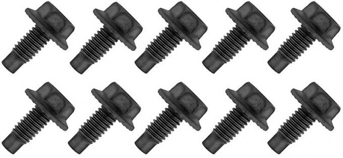 OER BOLT, 5/16-18 X 3/4" Dog Point Tip With Hex Washer Head, Black Phosphate, 10 Piece Set *A3615K