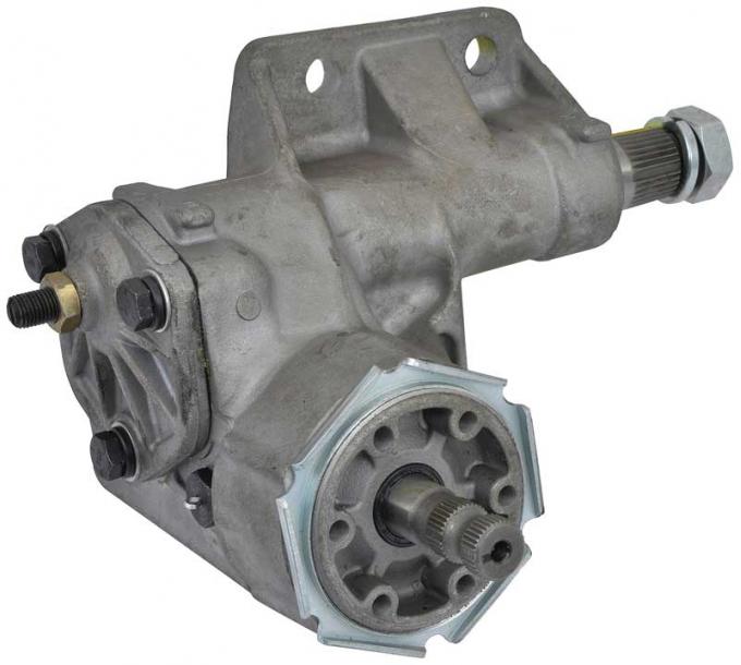 OER 1965-76 Dodge/Plymouth, A/B/E-Body, Manual Steering Gear Box, Aluminum, 24:1 Ratio MN72010