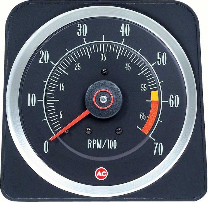 OER 1969 Camaro 396/375HP, 427 6" X 7" Tach with 6000 Red Line 6469383