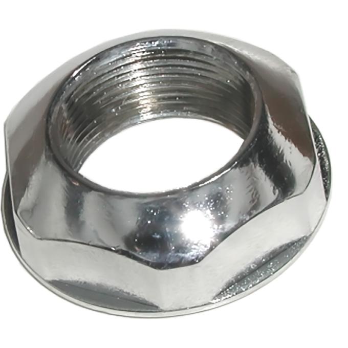 OER 1969-96 GM Car & Truck, Antenna Bezel Nut, Chrome, 11/16" ID, Various Models 3943656