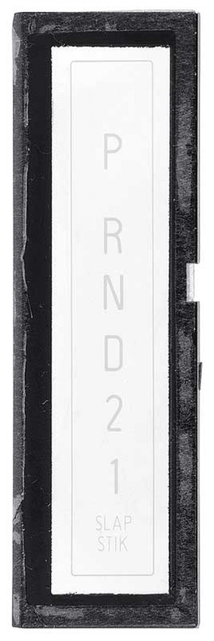 OER 1971-74 Mopar B / E-Body Console Shift Indicator Lens (P-R-N-D-2-1 Slap Stik) MD4024