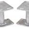 1981-87 Buick Regal, Grand National, Rear Bumper Brackets, Aluminum, Lightweight Replacements, LH and RH