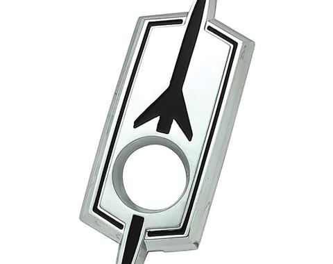 OER 1970 Oldsmobile Cutlass, 442, Trunk Lock Cylinder Bezel, Oldsmobile Rocket EM2477T