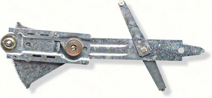 1968-69 Camaro, Firebird, Manual Front Door Window Regulator, with Deluxe Interior, RH Passenger Side