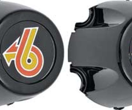 1986-87 Buick Grand National, Wheel Hub Cap & Turbo Emblem Set, Set of 4