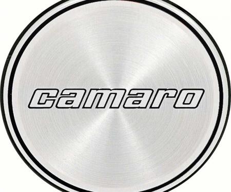 OER 1980 Camaro Hub Cap Insert Emblem - 2 Black Lines - 2nd Design 14023358
