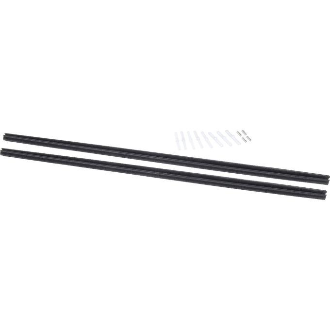 OER 1967-74 Chrysler, Dodge, Plymouth, A, B, C Body, Front Door Glass Channel Seals, with Clips, Pair MN3104