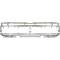 1973-77 Ford F-100,F-150,F-250,F-350 Pickup Truck, Front Grille Shell, Chromed Aluminum