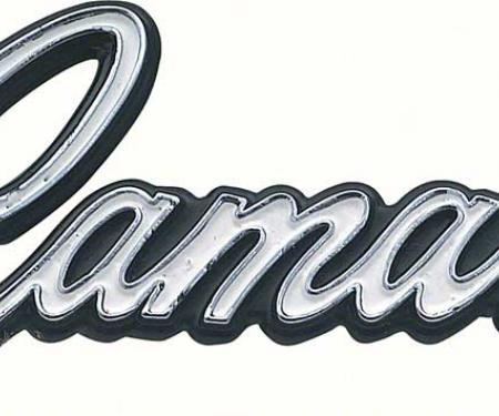 OER 1968-69 Camaro Deluxe Door Panel Emblem with Script Lettering 7754200