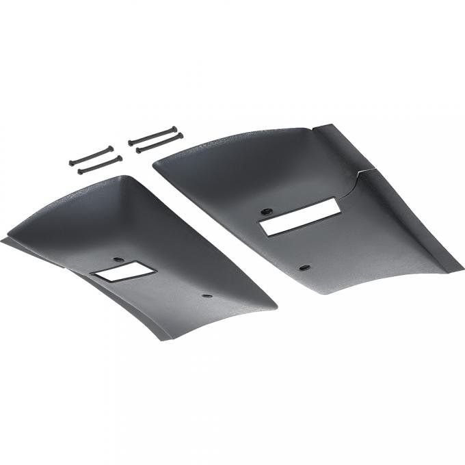 OER 1978-81 Camaro, Firebird, Seat Belt Retractor Covers, T-Top Models, Pair 748852