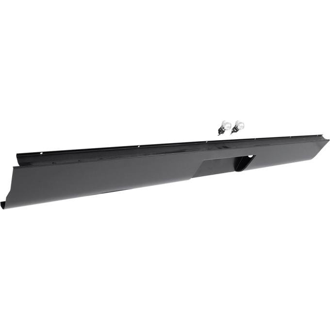 1960-66 Chevy, GMC Fleetside Pickup, Roll Pan, with License Plate Pocket & 2 License Lamps