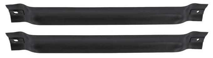 OER 1973-95 Ford F100, F150, F250, F350, Rear Mount Gas Tank Straps, Lower Set, 19 or 38 Gallon, Pair, EDP Coated TR9057B