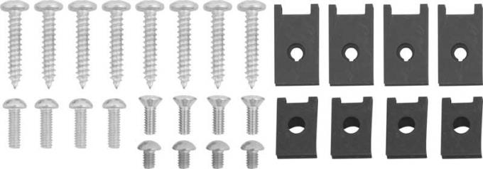 OER 1955 Chevrolet 150, 210, Bel Air, Nomad, Tail Lamp Mounting Fastener Set, 28-Pieces TF400545