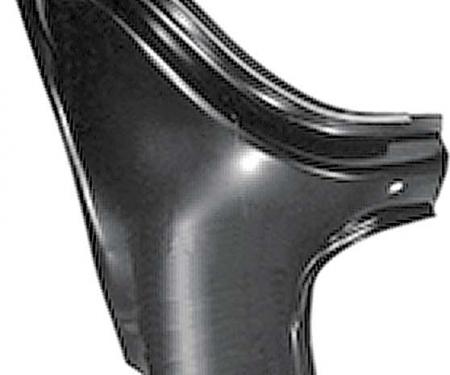 1970 Chevrolet Nova, Trunk Gutter Side Brace, LH Driver Side