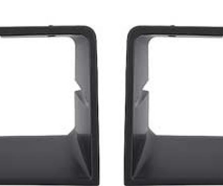 OER 1984-87 Grand National, GNX, T Type, Headlight Bezels, Black Finish, RH and LH, Pair GN110009