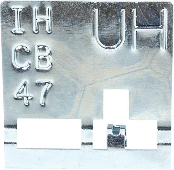 OER 1969 Camaro Z28, Radiator Tag, Code UH HC96