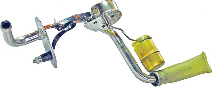1963-74 Dodge, Plymouth, Fuel Sending Unit, with 1/2" Outlet, 1/4" Fuel Return, Stainless Steel