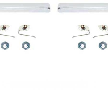 OER 1964 Impala SS, Bel Air, Inner Tail Cove Moldings, with Hardware, Pair 748832