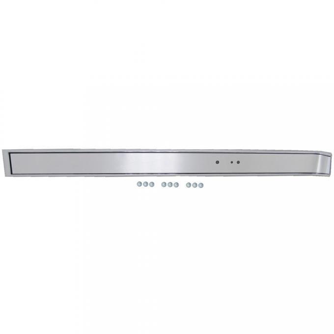 OER 1981-87 Chevy, GMC Pickup, Blazer, Jimmy, Suburban, Dash Plate Molding w/o AC, Brushed Aluminum 14057818