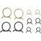 1970 Dodge, Plymouth A, B, E-Body Hose Clamp Set, with Big Block or Hemi, 10 piece set