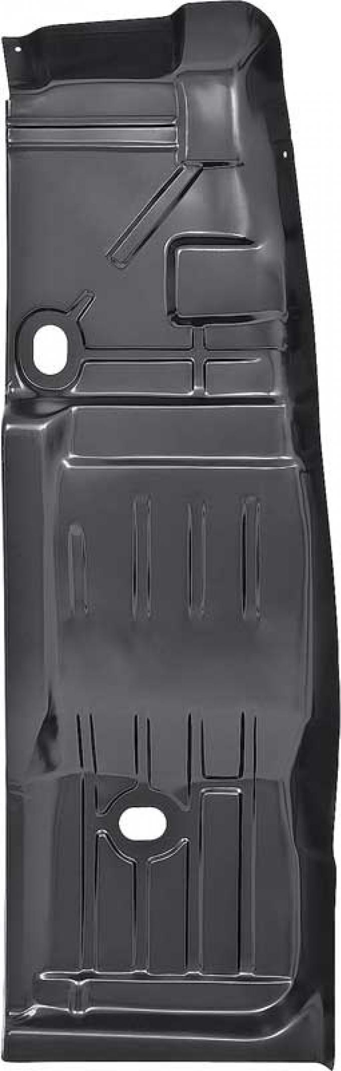 OER 1968-76 Chevy II / Nova/GM X-Body, Full Floor Pan, With Toe Board, With Drain Holes, LH E167211B