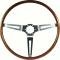 OER 1967-68 Chevrolet, Buick, Walnut Woodgrain Steering Wheel , 16" Diameter 4-1/4" Deep, N34 Option 9746195