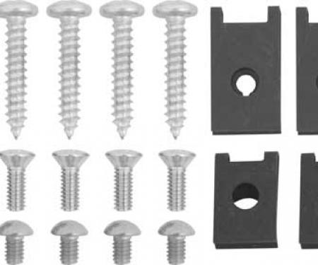 OER 1955 Chevrolet 150, 210, Bel Air, Nomad, Tail Lamp Mounting Fastener Set, 28-Pieces TF400545