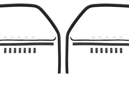 OER 1947-50 Chevrolet, GMC Truck, Windowfelt Glass Run Set, without Division Bar, 6 Piece CR1055