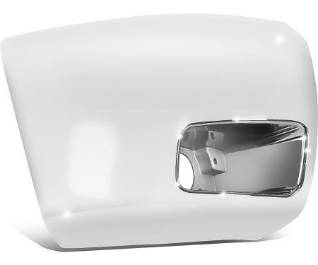 OER 2011-13 Chevrolet Silverado 1500, Front Bumper End Cap, Chrome, With Light Hole, RH 20985758