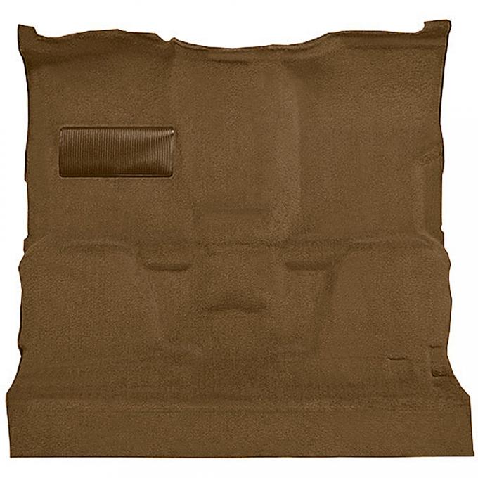 1981-87 Chevrolet, GMC Pickup, Regular Cab, Molded Vinyl Flooring Set, Vinyl, Standard Backing, Column Shift, Auto/Manual, 2WD, Beige