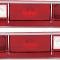 1970 Dodge Dart, 1971-72 Plymouth Scamp, Tail Lamp Lenses, Pair