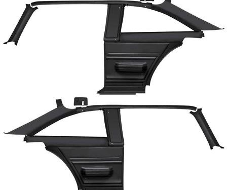 1975-79 Nova, Ventura, Skylark, Omega, Interior Trim Molding Kit, 2 Door, Sedan, 14-Piece, Black