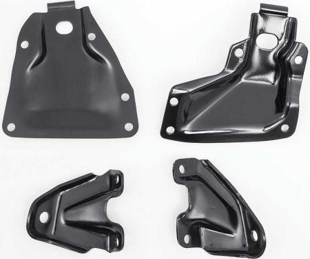 1967-69 Firebird, Engine Frame Mount Bracket Set, V8, 4 Piece Set